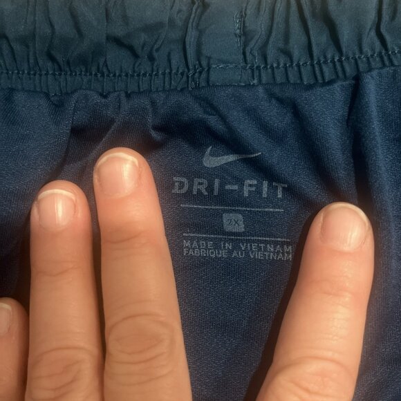 Nike Dri-fit Tempo Running Shorts 847761 Women Plus Size 2X Teal Blue - Picture 3 of 4